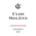 Clos Solene Fleur de Solene 2015 Front Label