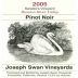 Joseph Swan Saralee's Vineyard Pinot Noir 2005 Front Label