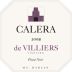 Calera de Villiers Vineyard Pinot Noir 2008 Front Label