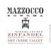 Mazzocco Dry Creek Zinfandel 2010 Front Label