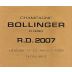 Bollinger R.D. Extra Brut with Gift Box 2007 Front Label