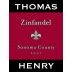 Thomas Henry Wines Zinfandel 2007 Front Label