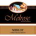 Melrose Wines Merlot 2011 Front Label
