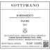 Sottimano Barbaresco Pajore 2021 Front Label