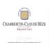 Domaine Drouhin-Laroze Chambertin-Clos de Beze Grand Cru (375ML half-bottle) 2021 Front Label