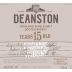 Deanston 15 Year Organic Single Malt Scotch Whisky Front Label
