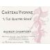 Chateau Yvonne Saumur-Champigny L'Ile Quatre Sous 2021 Front Label