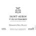 Domaine Paul Pillot Saint-Aubin Les Pitangerets Premier Cru 2020 Front Label