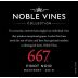 Noble Vines 667 Pinot Noir 2015 Front Label