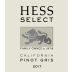 Hess Select Pinot Gris 2017 Front Label