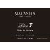 Macanita Letra F Tinto 2022 Front Label