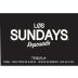 Los Sundays Tequila Reposado Front Label