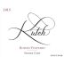 Kutch Wines Bohan Vineyard Pinot Noir 2015 Front Label