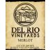 Del Rio Vineyards Merlot 2014 Front Label