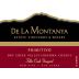 De La Montanya Winery Felta Vineyard Primitivo 2014 Front Label