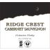 Claar Cellars Ridge Crest Cabernet Sauvignon 2015 Front Label