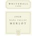 Whitehall Lane Merlot 2020 Front Label