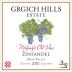 Grgich Hills Estate Miljenko's Old Vines Zinfandel 2010 Front Label
