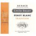 Domaine Emile Beyer Tradition Pinot Blanc 2023 Front Label