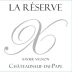 Xavier Vignon Chateauneuf-du-Pape La Reserve VII IX X Front Label