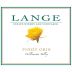 Lange Winery Classique Pinot Gris 2016 Front Label