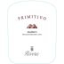 Rivera Salento Primitivo 2021 Front Label