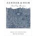 Sandar & Hem Bates Ranch Rose of Grenache 2022 Front Label