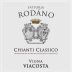 Rodano Vigna Viacosta Chianti Classico 2015 Front Label