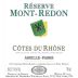Chateau Mont-Redon Cotes du Rhone Reserve Blanc 2019 Front Label