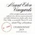 Mount Eden Vineyards Estate Chardonnay 2019 Front Label