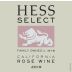 Hess Select Rose 2019 Front Label