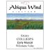 Abiqua Wind Vineyard Colliers Early Muscat 2014 Front Label