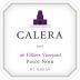 Calera de Villiers Vineyard Pinot Noir 2018 Front Label