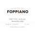 Foppiano Estate Petite Sirah 2023 Front Label