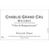 Patrick Piuze Chablis Grand Cru Bougros Cote de Bouqueyreaux 2019 Front Label