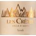 Les Cretes Syrah 2017 Front Label