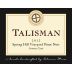 Talisman Wines Spring Hill Vineyard Pinot Noir 2012 Front Label