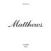 Matthews Winery Cuvee Reserve 2021 Front Label