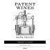 Patent Wines Cabernet Sauvignon 2020 Front Label