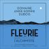 Anne Sophie Dubois Fleurie L'Alchimiste 2020 Front Label