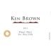 Ken Brown Sta. Rita Hills Pinot Noir 2015 Front Label