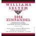 Williams Selyem Saitone Estate Zinfandel 2016 Front Label