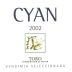 Bodega Cyan Vendimia Seleccionada 2002 Front Label