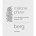 Melanie Pfister Berg Riesling 2020 Front Label