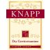 Knapp Vineyards Dry Gewurztraminer 2014 Front Label