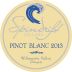 Spindrift Cellars Pinot Blanc 2013 Front Label
