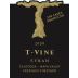 T-Vine Cellars Frediani Vineyard Syrah 2009 Front Label