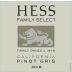 Hess Select Pinot Gris 2018 Front Label
