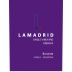 Lamadrid Bonarda Reserva 2017 Front Label