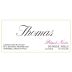Thomas Winery Dundee Hills Pinot Noir 2014 Front Label